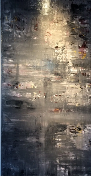 43" x 84" x 3", Oil Enamel on Aluminum (Sold)